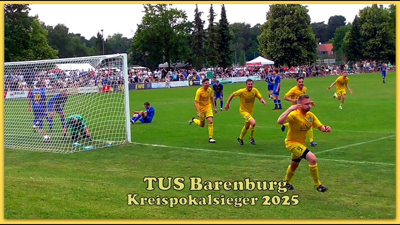 14. Juni 2025: Krombacher Kreispokal Finale TUS Barenburg - TSV Wetschen II 2:0 HISTORY
