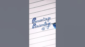 Print vs Cursive Calligraphy | Percentage Calligraphy | #calligraphy #relatable #viral #shorts🙂✍️