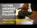 Cutting, Grinding, Sanding  and Polishing with the Parkside cordless anglegrinder.