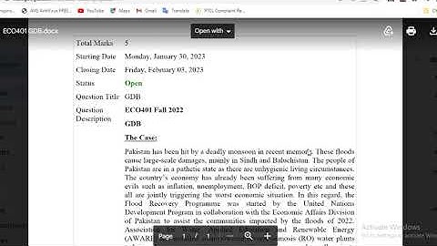 ECO401 GDB Solution 2022-Autumn 2022-VU-Economics