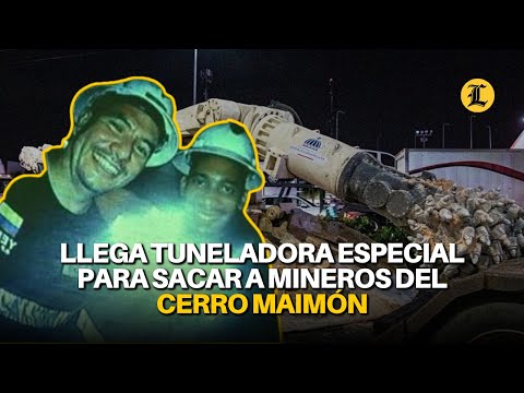 #ENVIVO: Llega avión con tuneladora especial para sacar a los mineros de Cerro Maimón