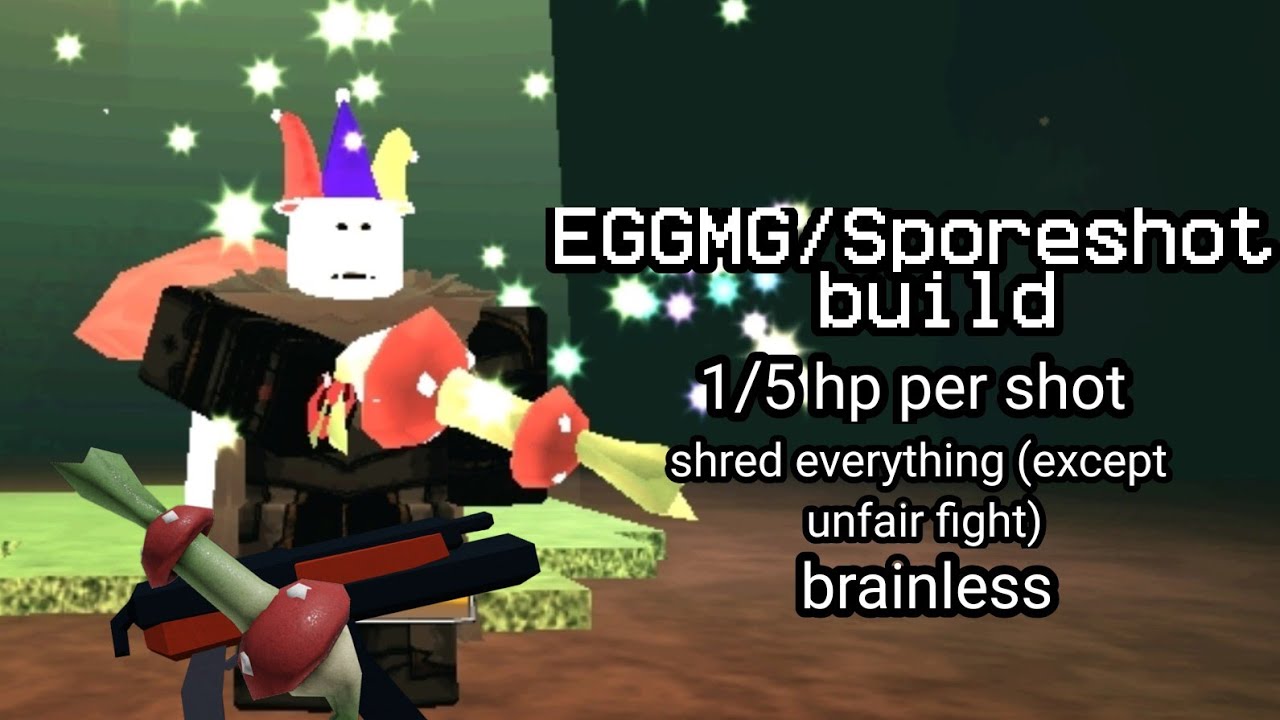 A shred/lifesteal/unskillable build for eggmg and sporeshot | Pilgrammed