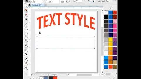 How To Use Envelop Tool In Corel Draw, How to Curve & Warp Text In Corel Draw 2019 #Shorts