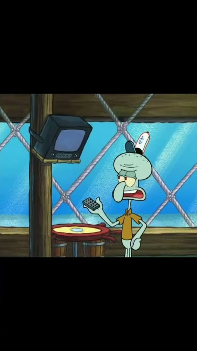 squidward - kenapa berita lokal selalu membicarakan hal bodoh #shorts #squidward #spongebob