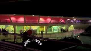Tomorrowland Transit Authority Peoplemover At Night - Magic Kingdom - Walt Disney World Hd