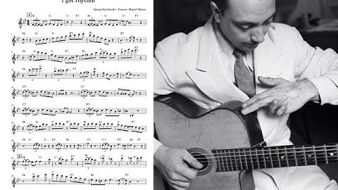 Django Reinhardt - I Got Rhythm Transcription