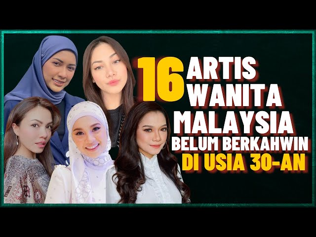 16 Artis Wanita Malaysia Belum Berkahwin Di Usia 30-an (Edisi 2023) class=
