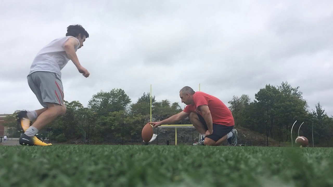 45 yard field goal 14 year old! YouTube
