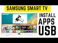How to install apps from usb to samsung smart tv
