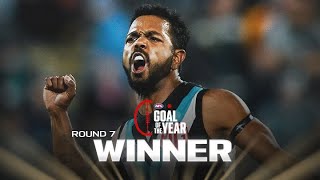 Dancing Rioli wins Goal of the Year nomination | Round 7, 2024 | AFL