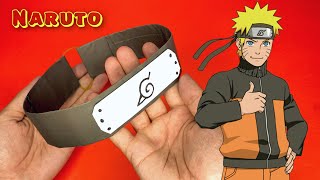 How To Make NARUTO HEADBAND out of Paper | Origami Naruto Cosplay | Ashraful Crafts
