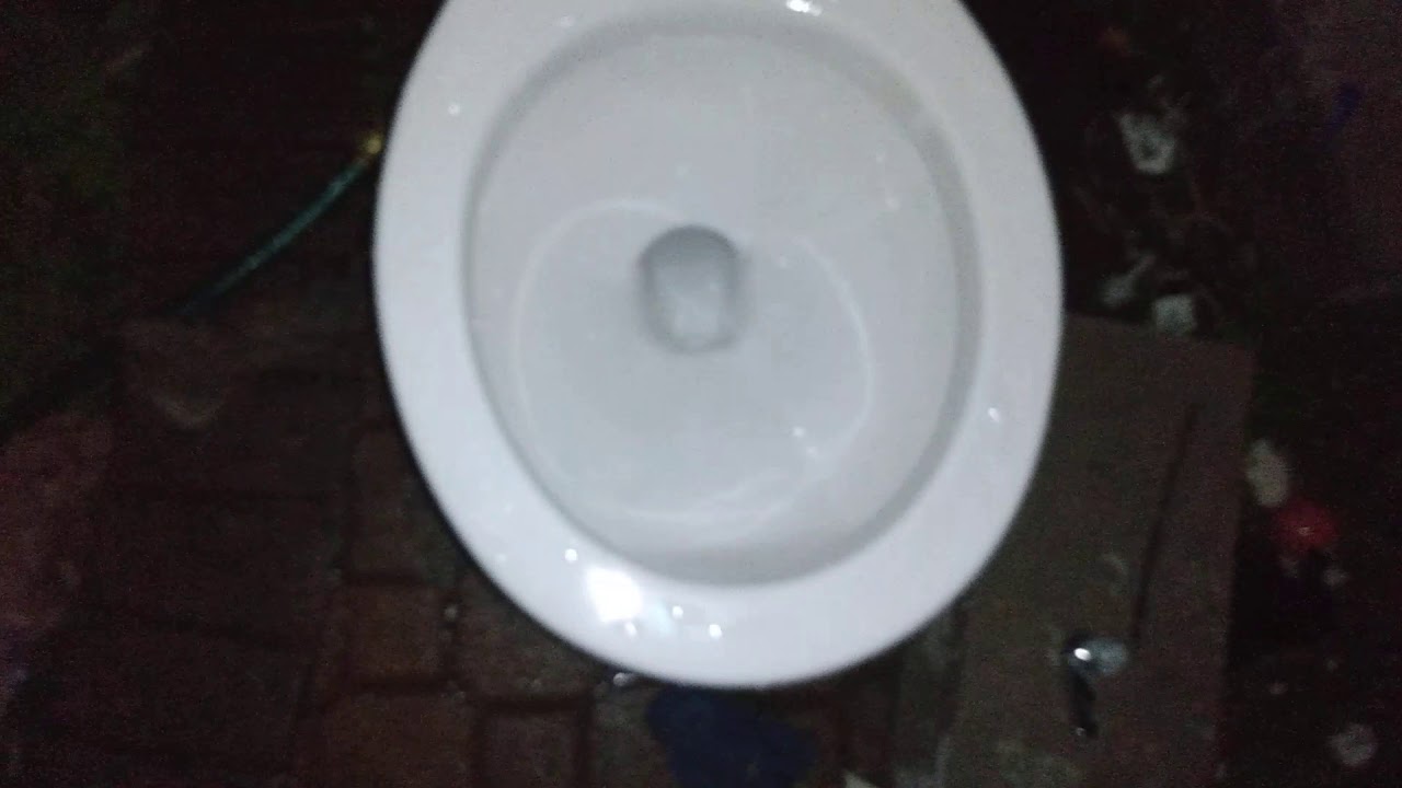 1988 American Standard Plebe dry bowl test YouTube