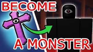 TURNING INTO A DOORS MONSTER! ROBLOX DOORS