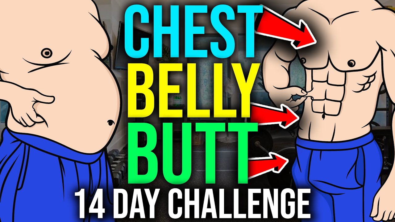 14 DAY CHALLENGE FOR MEN: CHEST, BELLY + BUTT