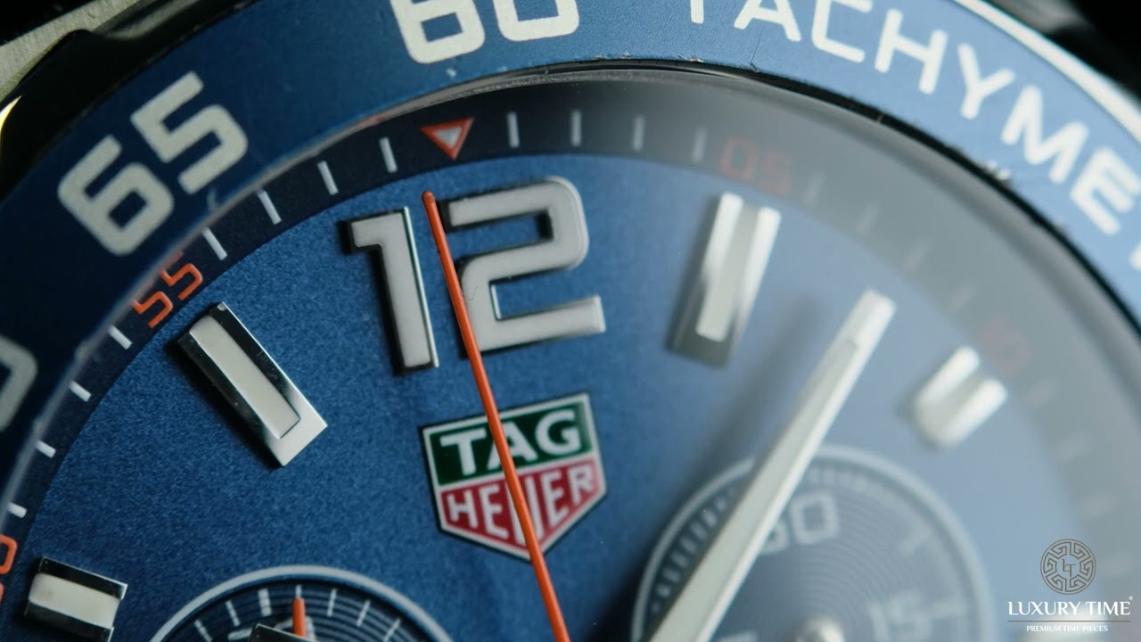Tag Heuer Formula 1 Quartz Chronograph Blue Striped NATO Strap