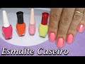 Como fazer Esmalte Caseiro com sombra - Dica da Semana - Juliana Santos