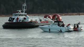 Coast Guard Hovercraft rescue wrap up