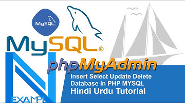 Insert Select Update Delete Database In PHP MYSQL |  Hindi Urdu Tutorial