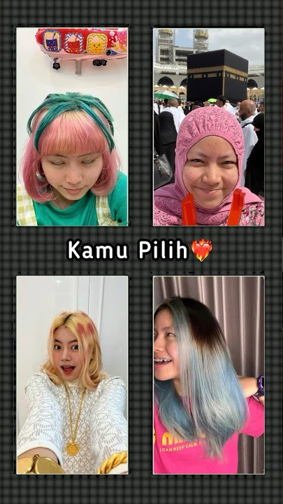 Pilih warna Rambut Untukmu! Jadi Nyata langsung Berwarna #shorts Nasya kaila Nazifah