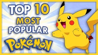 top 10 most popular pokemon