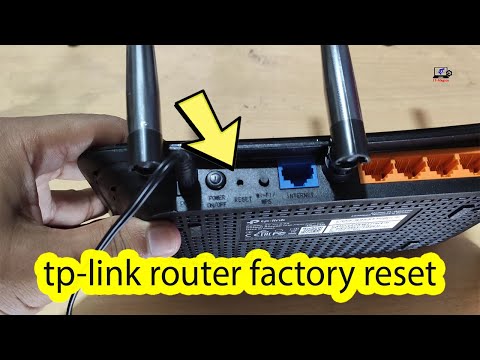 How to reset tp link router