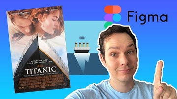 Designing the Titanic landing page in Figma