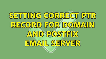 Setting correct PTR record for domain and postfix email server