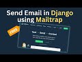 Send email in django using mailtrap