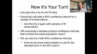 Lingstats - Lecture #10c - Confidence Intervals, part 3