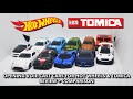 Opening 6 diecast cars from hot wheels  tomica review bugatti  ford vehicles  comparison model
