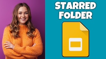 How To Add A Google Slides Presentation To The Starred Folder In Google Drive | Google Slides How To