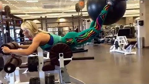 Reverse Hyper Extensions Exercise With Stability Ball