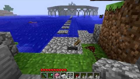 Minecraft - piston bridge