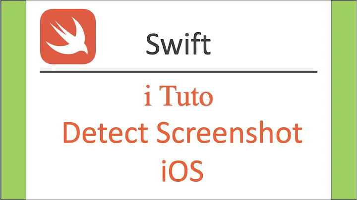 Swift iOS - Screenshot observing/Detection of screenshot on iOS