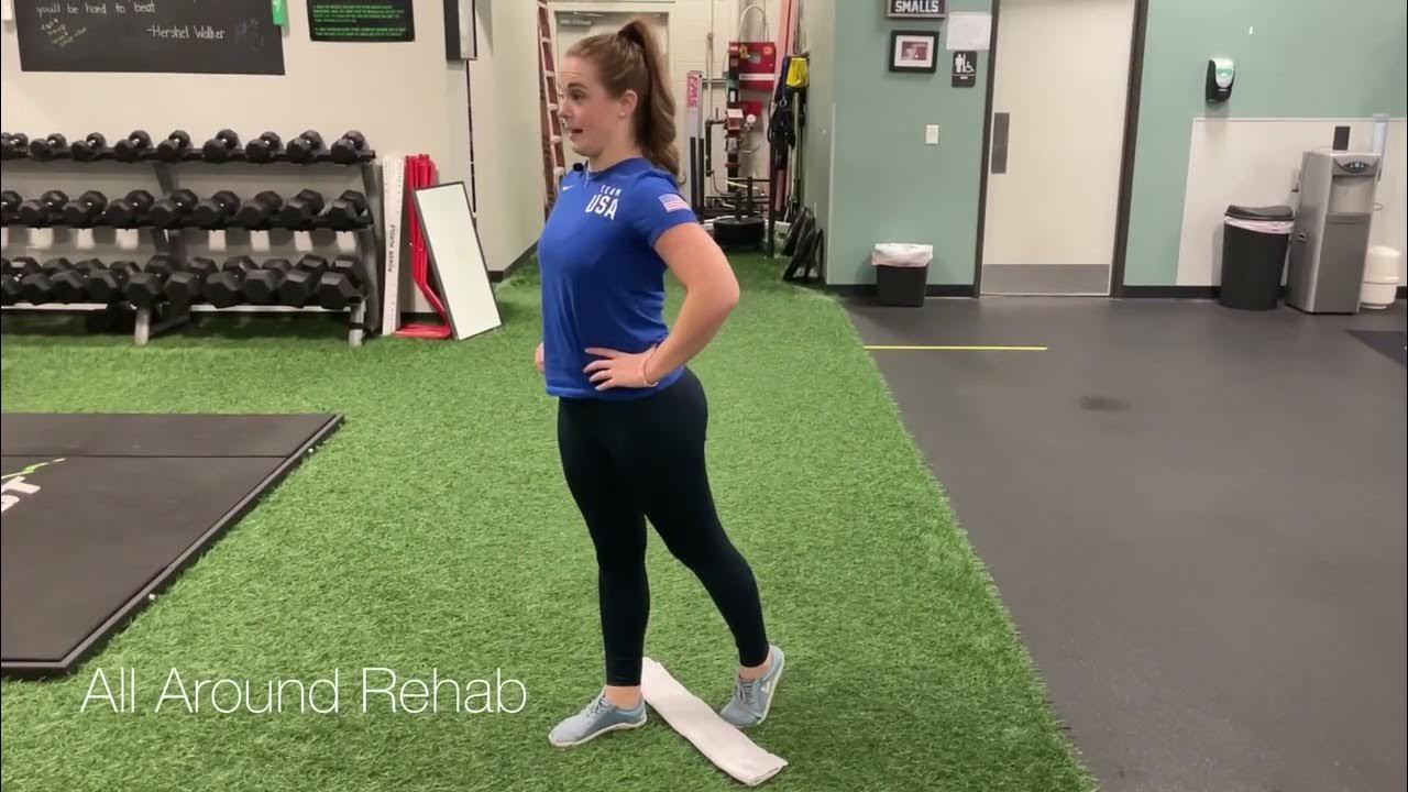 Rolled Towel Exercise, Hi guys! Don't forget that you can help yourself to  reduce daily aches by using the 'foam roller or rolled towel' exercises.  Marta wanted to show off