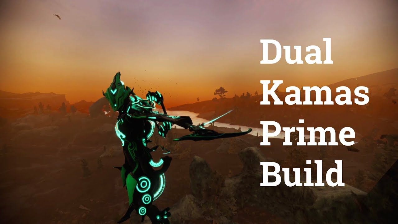 Warframe Dual Kamas Prime High Damage Status Build YouTube