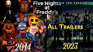 FNAF | All Trailers! (2014-2023)