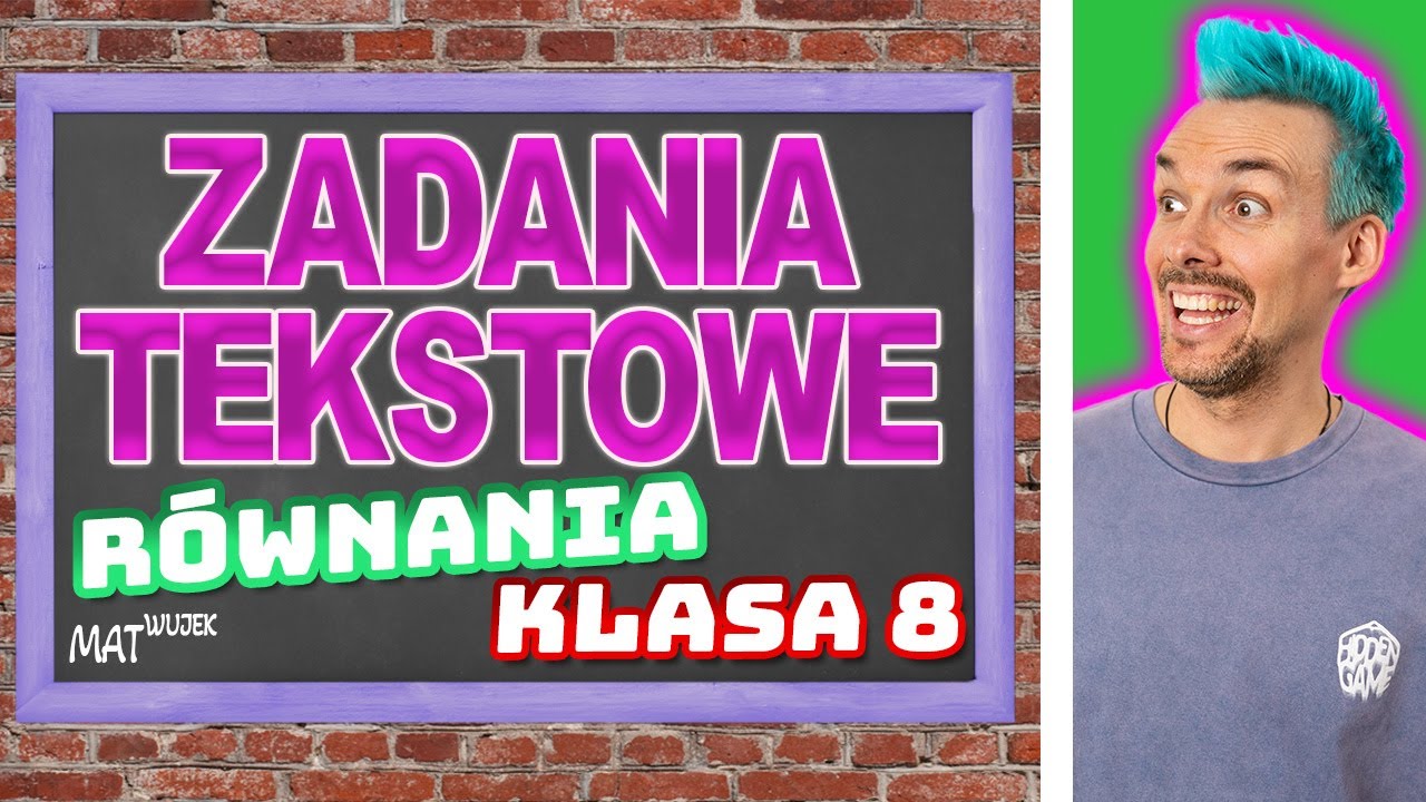 ZADANIA TEKSTOWE - równania