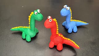Dinosaur Clay Modelling Dinosaur Clay Art Dinosaur Clay Tutorial Dinosaur Clay Making For Kids
