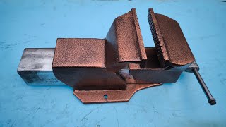 How To Make  Bench VISE  DIY Metal Bench Vise. ساخت گیره رومیزی بسیار جالب