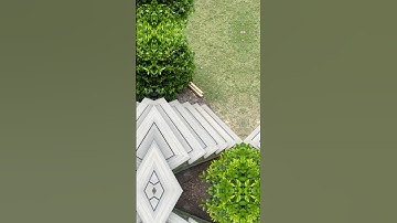 Trex composite decking stair install - picture frame  #trex #deck #compositedecking #trex #trexdeck