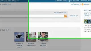 ProQuest Interface Tutorial
