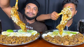 MUTTON BOTI CURRY AND MUTTON LEG PIECE EATING CHALLENGE, FOOD EATING VIDEO, BD BEST EVER FOOD