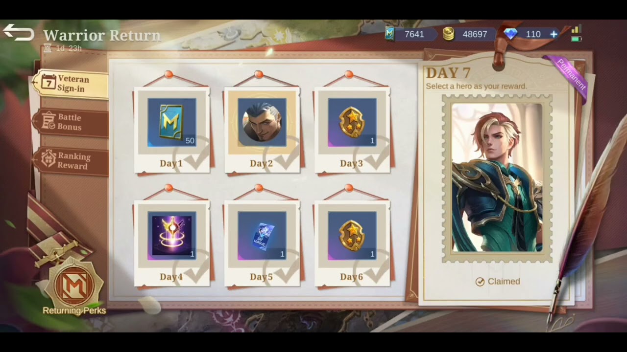 Warrior Return Free Skin OMG - YouTube