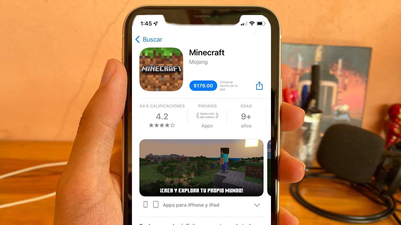 COMO DESCARGAR MINECRAFT DESDE APPSTORE EN IPHONE / IPAD 2020 AGOSTO -  iPhone Wired