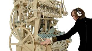 Wintergatan Marble Machine music instrument using 2000 marbles