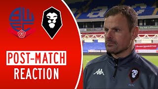 🗣 RICHIE WELLENS | Bolton Wanderers 2-0 Salford City post match interview