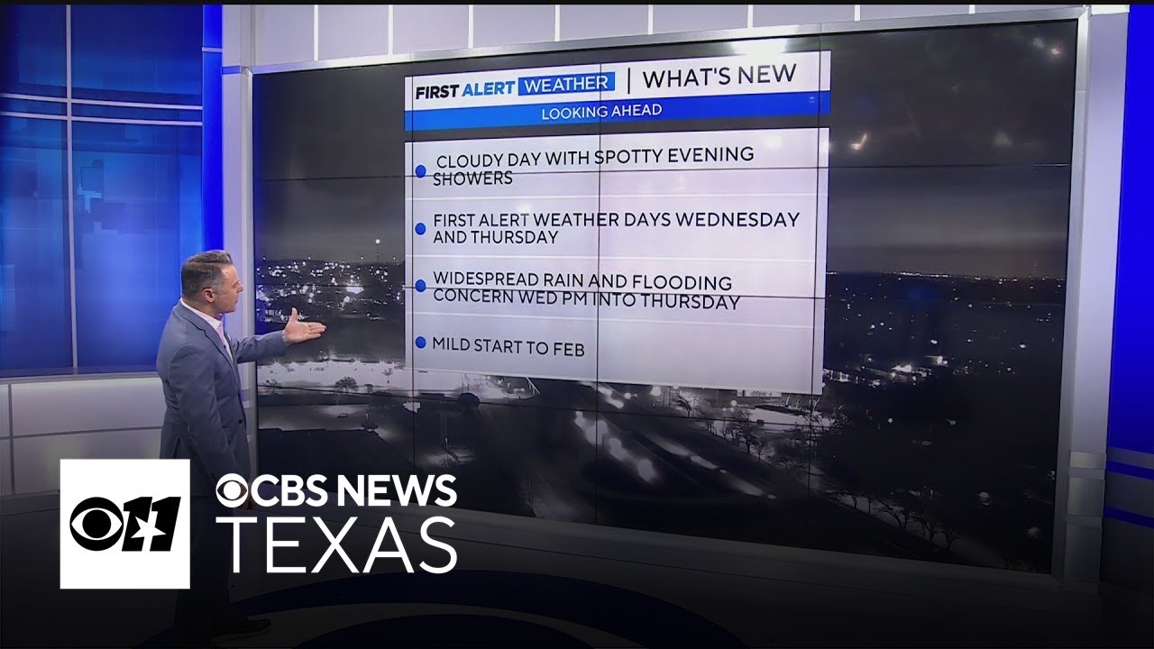 Cloudy Tuesday ahead for North Texas before heavy rain arrives - YouTube