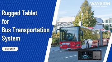 Unboxing 7-inch Rugged In-vehicle Tablet V7S | Fleet Management, Bus Transportion | Waysion