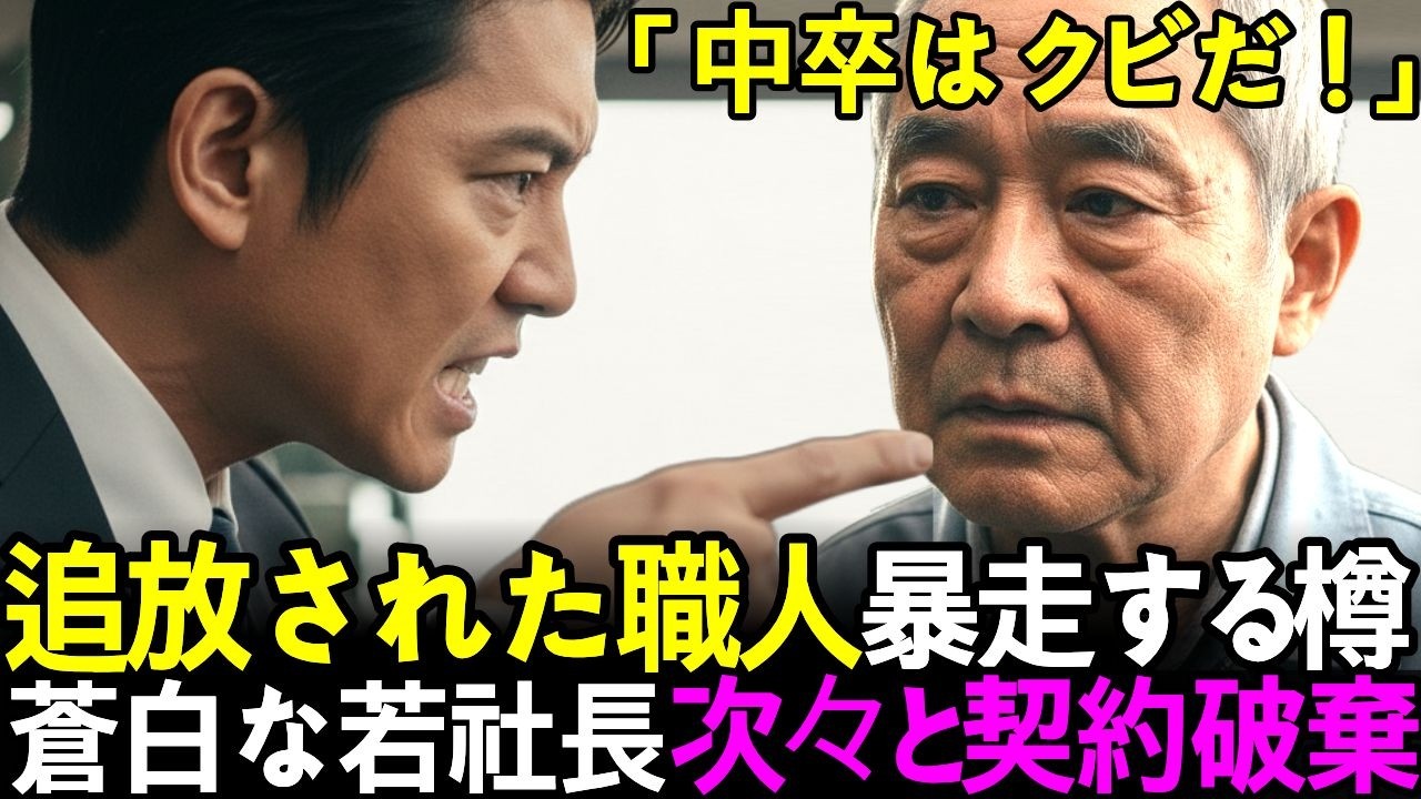 「中卒の分際で！」老舗の職人を即解雇した若社長→結果、最高級醤油が全滅し次々と契約破棄される末路に【スカッとする話】